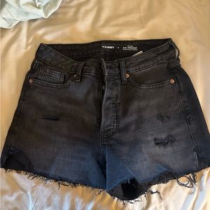 Black Old Navy Jean Shorts